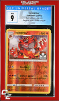 Sun & Moon Incineroar 26/149 Pokemon League Reverse Holo CGC 9
