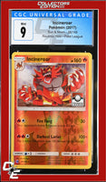 Sun & Moon Incineroar 26/149 Pokemon League Reverse Holo CGC 9
