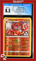 Sun & Moon Incineroar 26/149 Pokemon League Reverse Holo CGC 8.5
