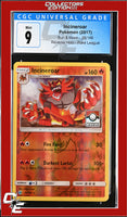 Sun & Moon Incineroar 26/149 Pokemon League Reverse Holo CGC 9

