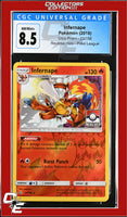 Ultra Prism Infernape 23/156 Reverse Holo Pokemon League CGC 8.5
