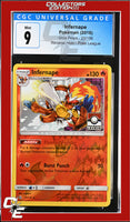 Ultra Prism Infernape 23/156 Reverse Holo Pokemon League CGC 9
