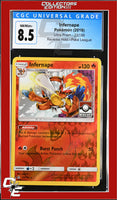 Ultra Prism Infernape 23/156 Reverse Holo Pokemon League CGC 8.5
