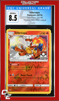Ultra Prism Infernape 23/156 Reverse Holo Pokemon League CGC 8.5
