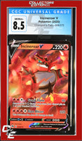 Champion's Path Incineroar V 008/073 Holo CGC 8.5
