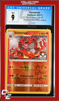 Sun & Moon Incineroar 26/149 Pokemon League Reverse Holo CGC 9
