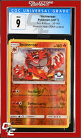 Sun & Moon Incineroar 26/149 Pokemon League Reverse Holo CGC 9
