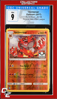 Sun & Moon Incineroar 26/149 Pokemon League Reverse Holo CGC 9
