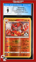 Sun & Moon Incineroar 26/149 Pokemon League Reverse Holo CGC 9
