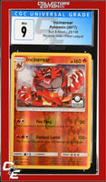 Sun & Moon Incineroar 26/149 Pokemon League Reverse Holo CGC 9

