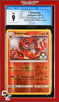 Sun & Moon Incineroar 26/149 Pokemon League Reverse Holo CGC 9
