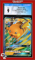 SM Black Star Promo Raichu GX SM213 Hidden Fates Tins CGC 9
