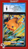 SM Black Star Promo Raichu GX SM213 Hidden Fates Tins CGC 9
