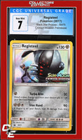 SM Black Star Promo Registeel SM75 Crimson Invasion Prerelease CGC 7
