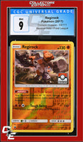 Crimson Invasion Regirock 53/111 Reverse Holo Pokemon League CGC 9
