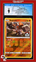Crimson Invasion Regirock 53/111 Reverse Holo Pokemon League CGC 9
