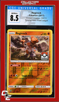 Crimson Invasion Regirock 53/111 Reverse Holo Pokemon League CGC 8.5

