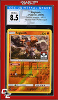 Crimson Invasion Regirock 53/111 Reverse Holo Pokemon League CGC 8.5
