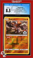 Crimson Invasion Regirock 53/111 Reverse Holo Pokemon League CGC 8.5
