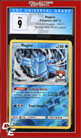 Crimson Invasion Regice 28/111 Reverse Holo Pokemon League CGC 9
