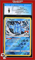 Crimson Invasion Regice 28/111 Reverse Holo Pokemon League CGC 9
