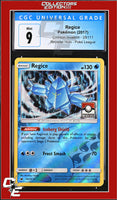 Crimson Invasion Regice 28/111 Reverse Holo Pokemon League CGC 9
