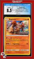 SM Black Star Promo Regirock SM74 Crimson Invasion Prerelease CGC 8.5
