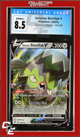 Darkness Ablaze Galarian Stunfisk V 128/189 Holo CGC 8.5
