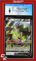 Darkness Ablaze Galarian Stunfisk V 128/189 Holo CGC 9
