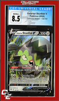 Darkness Ablaze Galarian Stunfisk V 128/189 Holo CGC 8.5
