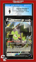 Darkness Ablaze Galarian Stunfisk V 128/189 Holo CGC 9
