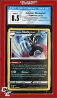 SWSH Black Star Promo Galarian Obstagoon SWSH059 Holo Spikemuth Gym CGC 8.5
