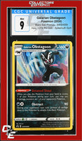 SWSH Black Star Promo Galarian Obstagoon SWSH059 Holo Spikemuth Gym CGC 9
