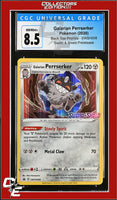 SWSH Black Star Promo Galarian Perrserker SWSH008 Sword & Shield Prerelease CGC 8.5
