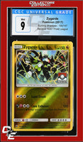 Burning Shadows Zygarde 100/147 Reverse Holo Pokemon League CGC 9
