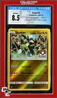Burning Shadows Zygarde 100/147 Reverse Holo Pokemon League CGC 8.5
