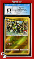 Burning Shadows Zygarde 100/147 Reverse Holo Pokemon League CGC 8.5
