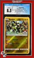 Burning Shadows Zygarde 100/147 Reverse Holo Pokemon League CGC 8.5
