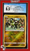 Burning Shadows Zygarde 100/147 Reverse Holo Pokemon League CGC 8.5
