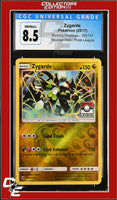Burning Shadows Zygarde 100/147 Reverse Holo Pokemon League CGC 8.5
