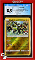 Burning Shadows Zygarde 100/147 Reverse Holo Pokemon League CGC 8.5
