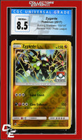 Burning Shadows Zygarde 100/147 Reverse Holo Pokemon League CGC 8.5
