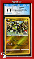 Burning Shadows Zygarde 100/147 Reverse Holo Pokemon League CGC 8.5
