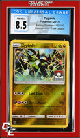 Burning Shadows Zygarde 100/147 Reverse Holo Pokemon League CGC 8.5
