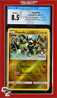 Burning Shadows Zygarde 100/147 Reverse Holo Pokemon League CGC 8.5
