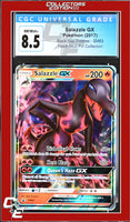 SM Black Star Promo Salazzle GX SM63 Team Skull Pin Collection CGC 8.5
