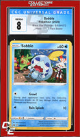 SWSH Black Star Promo Sobble SWSH073 Cos. Holo VIV 3-Pack Blister CGC 8
