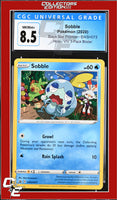 SWSH Black Star Promo Sobble SWSH073 Cos. Holo VIV 3-Pack Blister CGC 8.5
