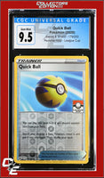 Sword & Shield Quick Ball 179/202 Reverse Holo League Cup CGC GEM MINT 10
