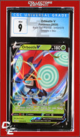SWSH Black Star Promo Orbeetle V SWSH078 Orbeetle V Box CGC 9
